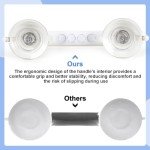 Shower Grab Bars with Suction Cups for Safety