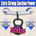 2 Pack Shower Grab Bars for Seniors 16 Inch