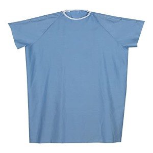 DMI Unisex Poly-Cotton Hospital Gown - Blue