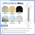 Shower Grab Bars with Suction Cups for Safety