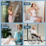 Hertzborn Strong Suction Shower Grab Bar - 418 lbs