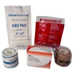 UniShield Large 4-Shelf Metal First Aid Cabinet