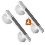Suction Grab Bars for Bathtubs and Showers - 2 Pack