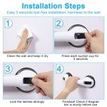Suction Shower Grab Bars for Seniors - 2 Pack
