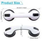 Suction Shower Grab Bars for Seniors - 2 Pack