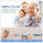 Bathroom Grab Bars with Suction Cups, 2 Pack