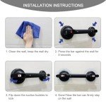 Heavy Duty Suction Grab Bar for Bathroom Safety