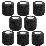 Black Self-Adhesive Cohesive Bandage Wrap - 2 Inch