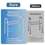 Raised Toilet Seat with Handles for Seniors