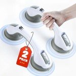 Suction Grab Bars for Safe Showers and Baths