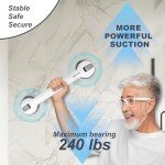 16-Inch Shower Grab Bars for Seniors (2-Pack)