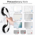 2 Pack 12 Inch Suction Cup Grab Bars