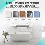 12-Inch Suction Cup Shower Grab Bars - 2 Pack