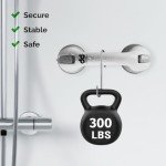 Suction Grab Bars for Safe Showers and Baths