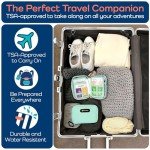 Travel First Aid Kit - 130 Pieces for Emergencies