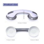 2 Pack Strong Suction Shower Grab Bars