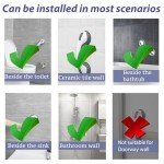 2 Pack Strong Suction Shower Grab Bars