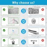 Suction Grab Bars for Bathtubs and Showers - 2 Pack