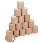 Self-Adhesive Bandage Wrap - 2 Inch, 16 Rolls