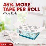 HEALQU Medical Paper Tape - 12 Rolls, 1"x10yd