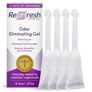 RepHresh Odor Eliminating Vaginal Gel - 4 Pack