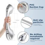 Daren Suction Grab Bars for Bathroom Safety 2 PCS