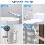 Shower Grab Bars, 16 Inch Strong Suction, 2 Pack