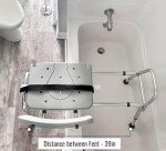 Mabis DMI Adjustable Transfer Slide Chair