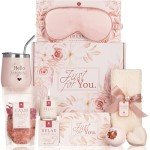 Spa Gift Basket for Women with 8 Items
