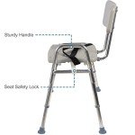 Mabis DMI Adjustable Transfer Slide Chair