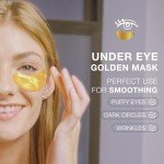 24k Gold Under Eye Patches for Puffiness