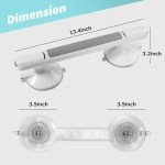 2 Pack Heavy Duty Shower Grab Bars for Safety