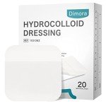 Dimora Hydrocolloid Wound Dressings - 20 Pack, 4"x4