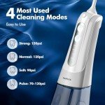 Portable Cordless Water Flosser with Rechargeable Pump