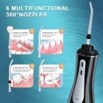 Cordless Water Dental Flosser with 5 Modes
