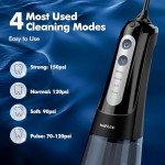 Portable Cordless Water Flosser with 4 Modes