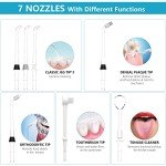 Dental Water Flosser with 10 Pressure Levels & Tips