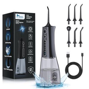Cordless Water Dental Flosser with 5 Modes