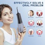 Cordless Water Dental Flosser with 5 Modes