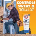 Arm & Hammer Foot Deodorant Cream to Powder, 24 Hour Protection