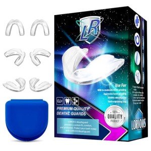 LORIOUS Customizable Medical Mouthguard Set of 6