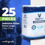 ValyaMed Heavy Absorbency Disposable Bed Pads (25 Count)
