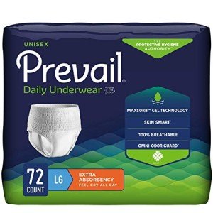 Prevail Daily Disposable Incontinence Underwear - Large