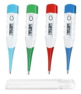 BESTWYA Digital Oral Thermometer Pack of 4