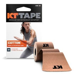 KT Tape Original Cotton Elastic Athletic Tape - 20 Strips