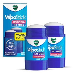 Vicks VapoStick No-Mess Soothing Balm, 2-Pack