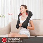 Cordless Shiatsu Neck and Shoulder Massager with Heat