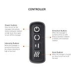 Cordless Shiatsu Neck and Shoulder Massager with Heat