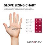 Ansell Microflex Diamond Grip Latex Gloves - 100 Pack