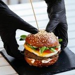 Black Nitrile Exam Gloves, Disposable Latex-Free, 100 ct